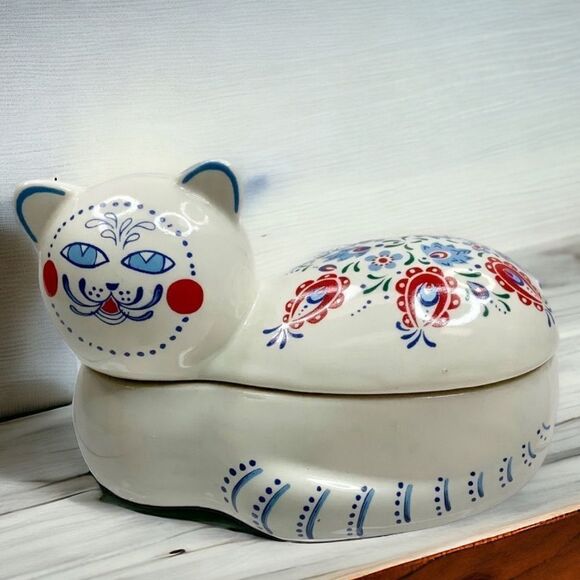 ELIZABETH ARDEN Vintage Cat Candle - Picture 1 of 7